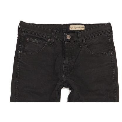 Wrangler Arizona Men Black Straight Regular Stretch Jeans W32 L31