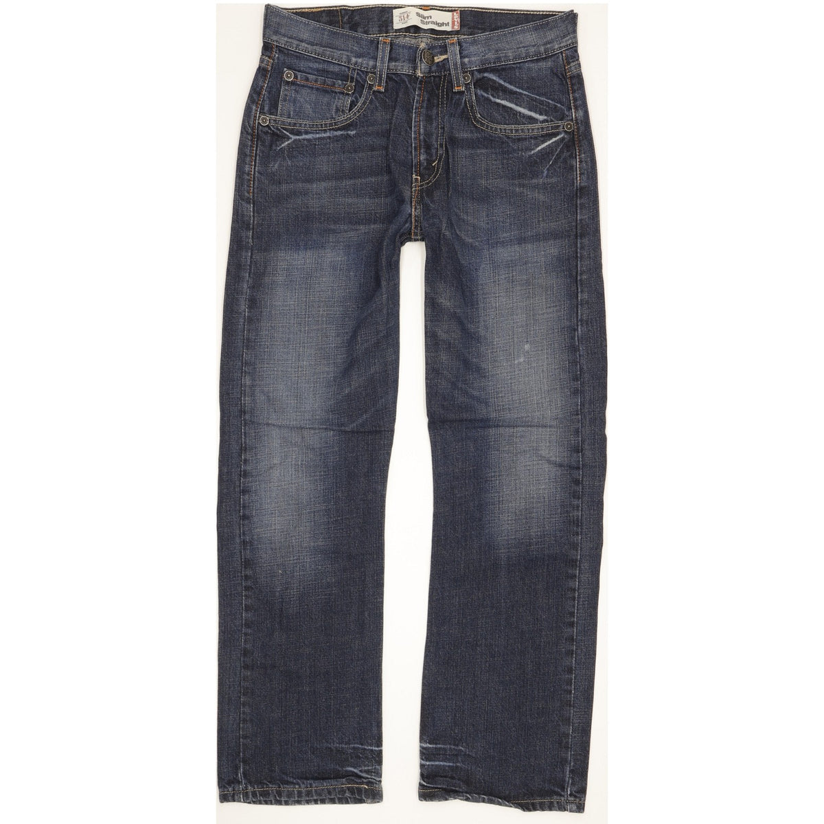 Levi's 514 Men Blue Straight Slim Jeans W28 L28