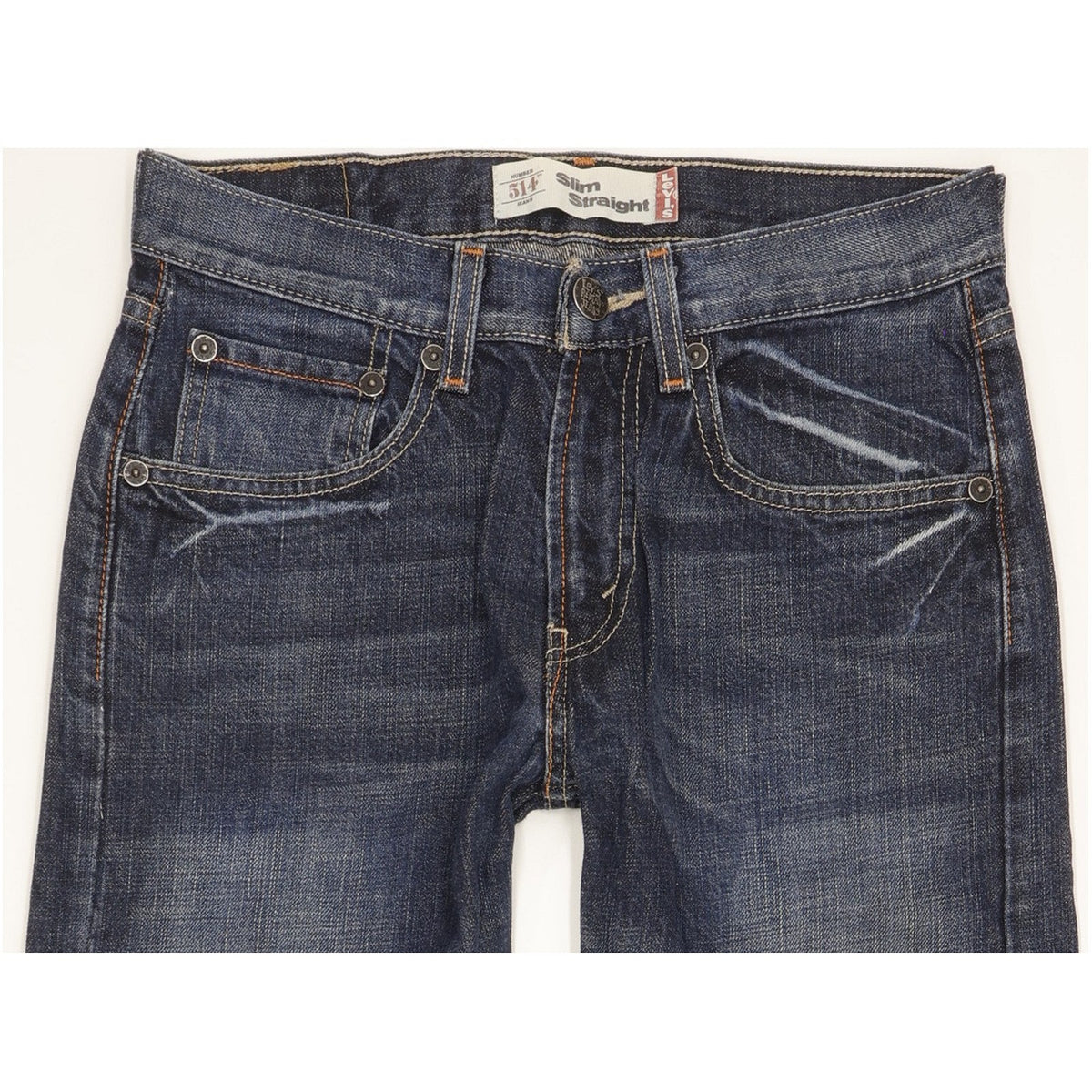 Levi's 514 Men Blue Straight Slim Jeans W28 L28