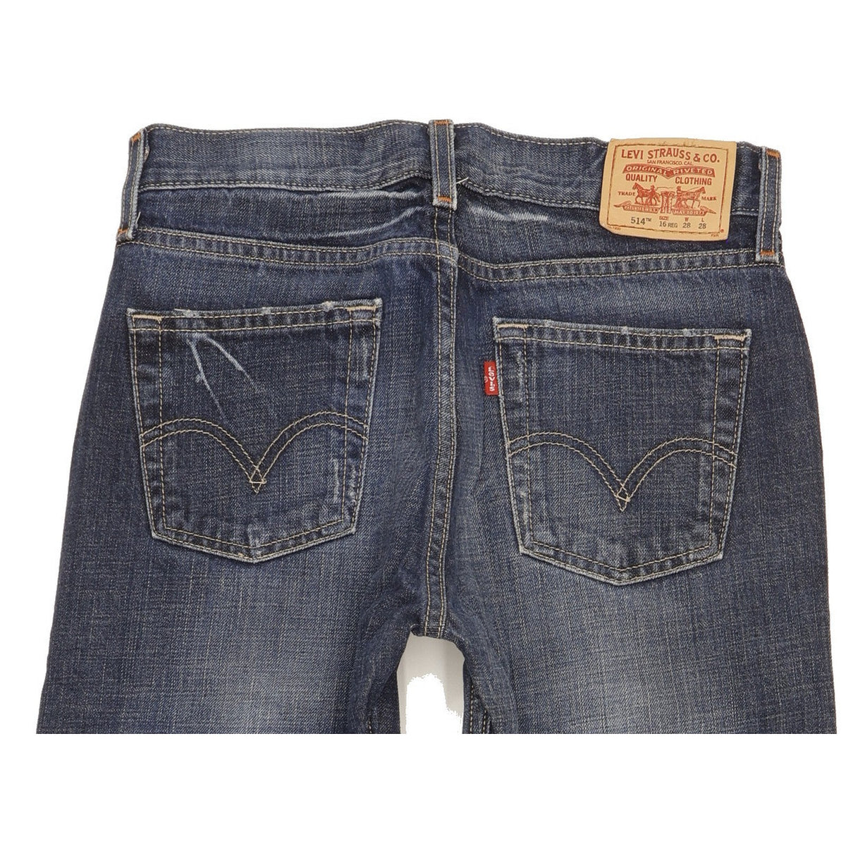 Levi's 514 Men Blue Straight Slim Jeans W28 L28