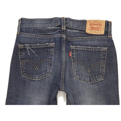 Levi's 514 Men Blue Straight Slim Jeans W28 L28