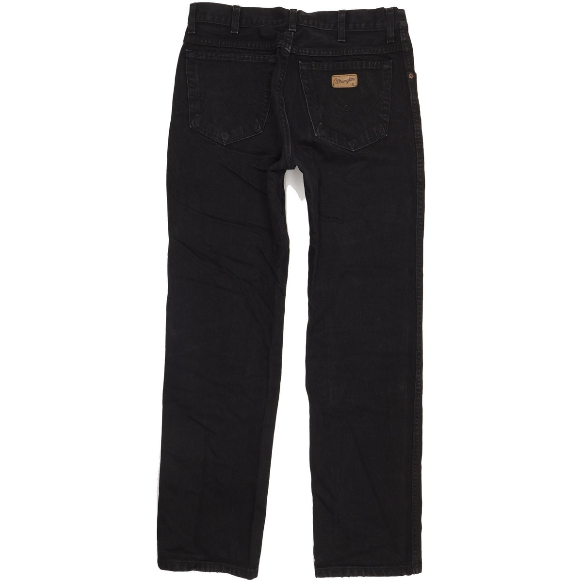 Wrangler Texas Men Black Straight Regular Jeans W33 L32