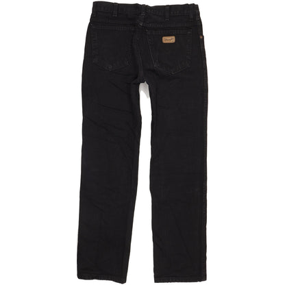 Wrangler Texas Men Black Straight Regular Jeans W33 L32