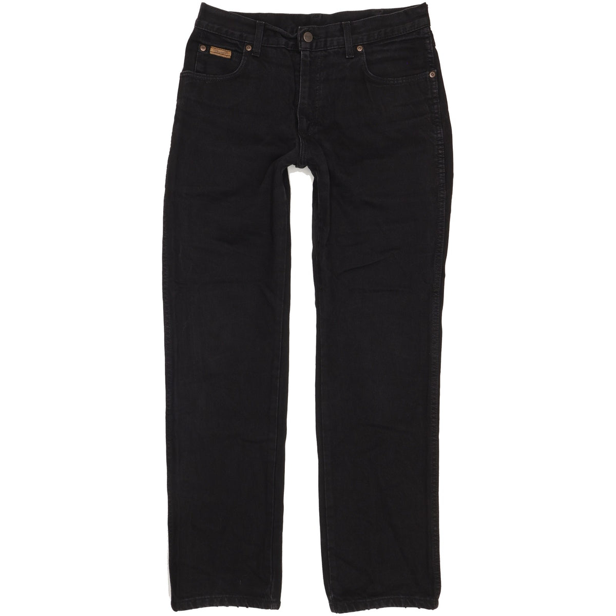 Wrangler Texas Men Black Straight Regular Jeans W33 L32