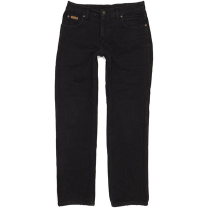 Wrangler Texas Men Black Straight Regular Jeans W33 L32