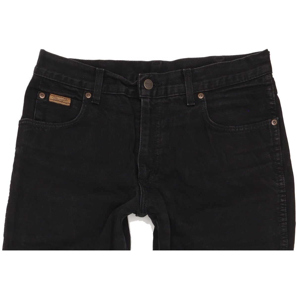 Wrangler Texas Men Black Straight Regular Jeans W33 L32