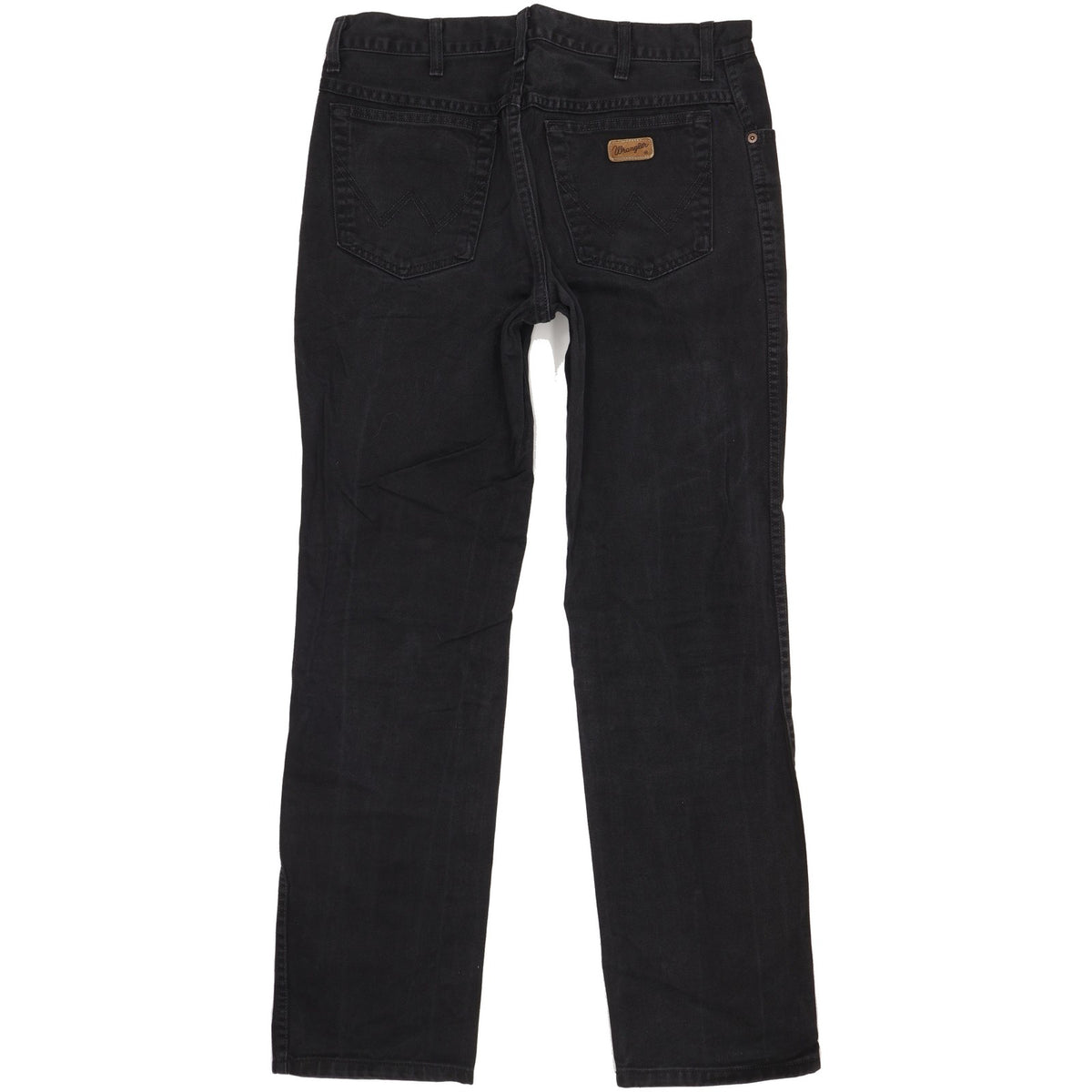 Wrangler Texas Men Black Straight Regular Jeans W35 L33