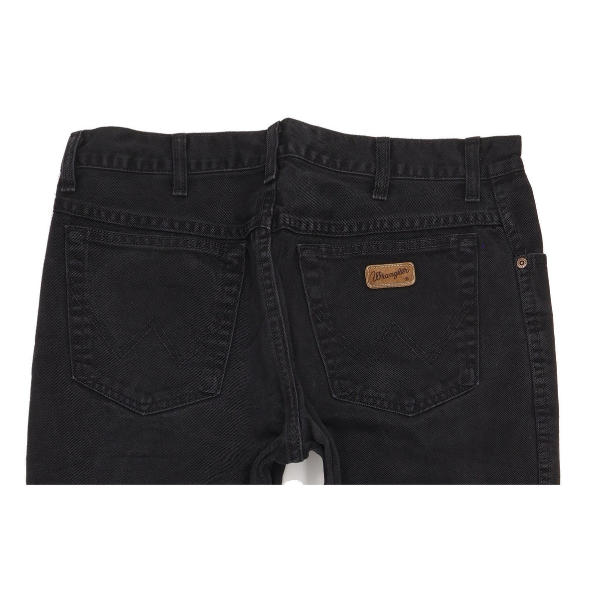 Wrangler Texas Men Black Straight Regular Jeans W35 L33
