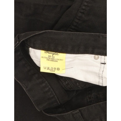 Wrangler Texas Men Black Straight Regular Jeans W35 L33