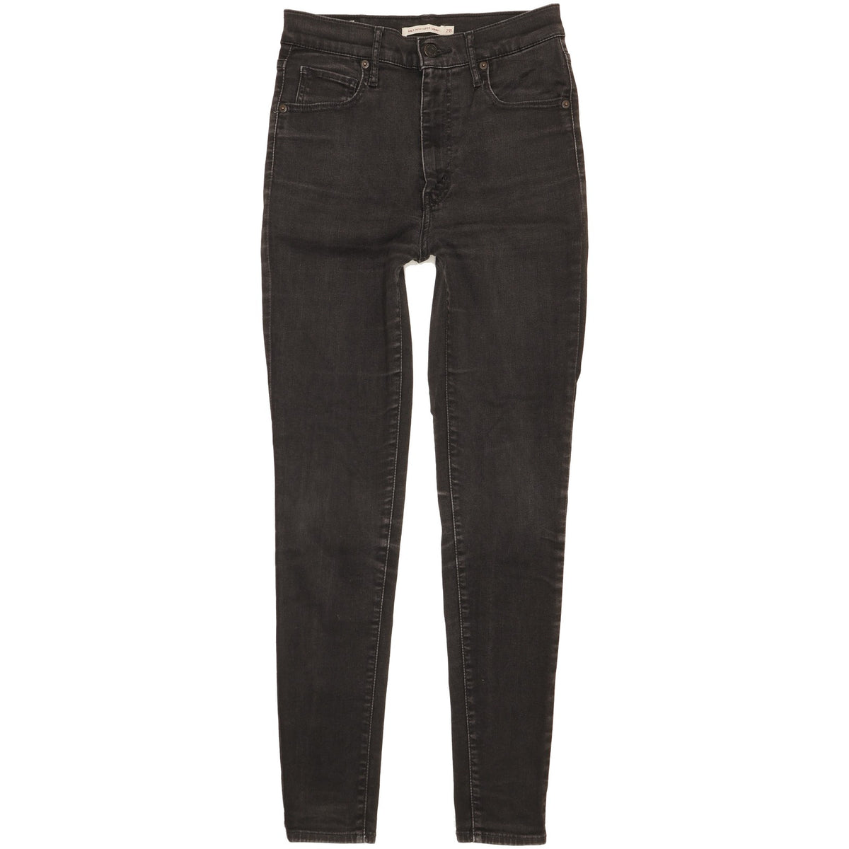 Levi's Mile Black Skinny Slim Stretch Jeans High Waisted W28 L29