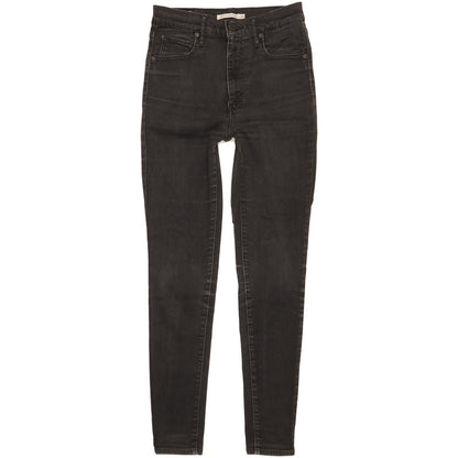 Levi's Mile Black Skinny Slim Stretch Jeans High Waisted W28 L29