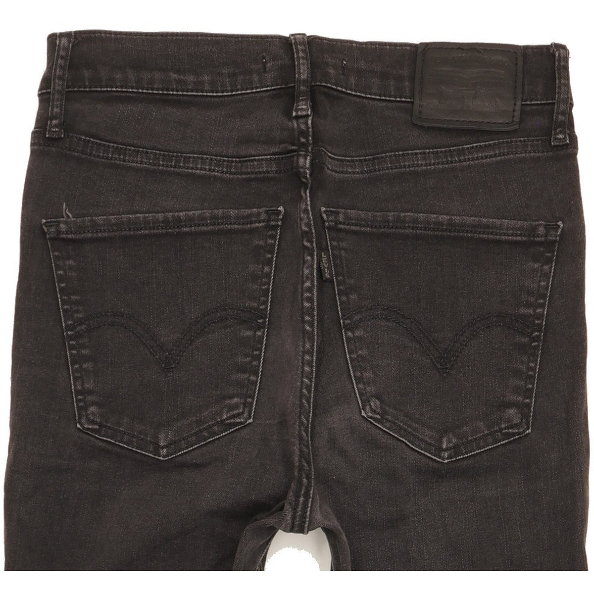 Levi's Mile Black Skinny Slim Stretch Jeans High Waisted W28 L29