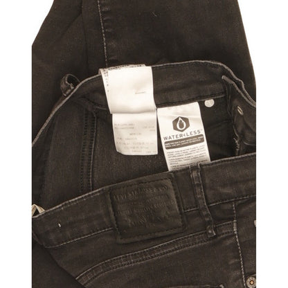 Levi's Mile Black Skinny Slim Stretch Jeans High Waisted W28 L29