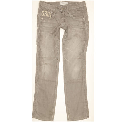G-Star Saville Women Grey Straight Slim Stretch Jeans W32 L34