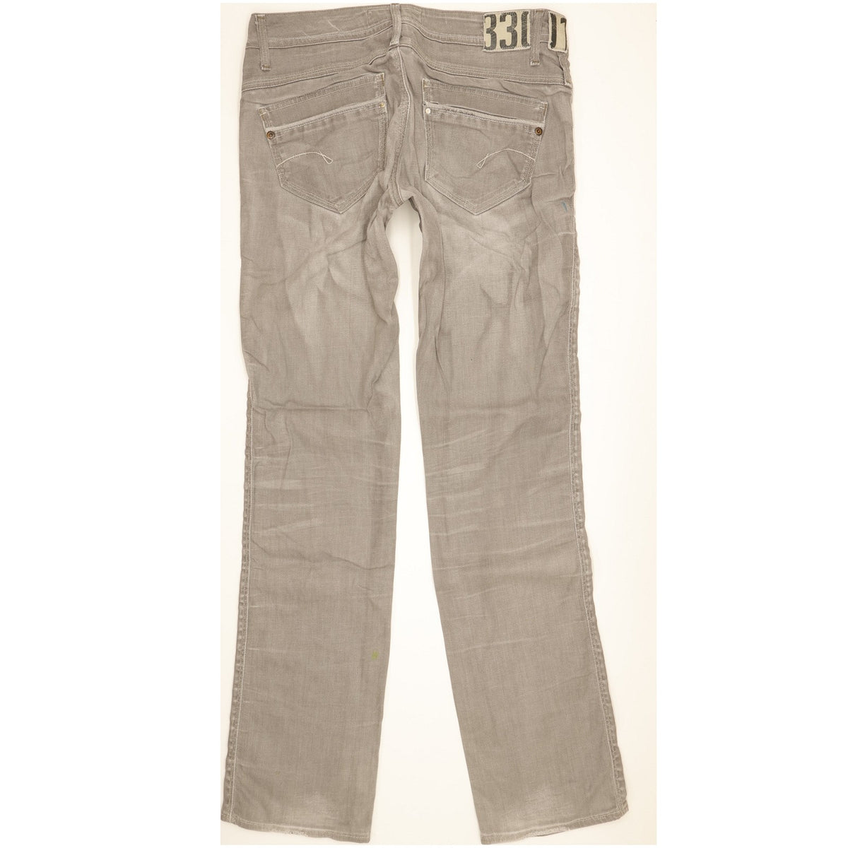 G-Star Saville Women Grey Straight Slim Stretch Jeans W32 L34