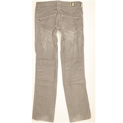 G-Star Saville Women Grey Straight Slim Stretch Jeans W32 L34