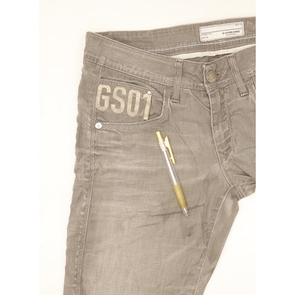 G-Star Saville Women Grey Straight Slim Stretch Jeans W32 L34