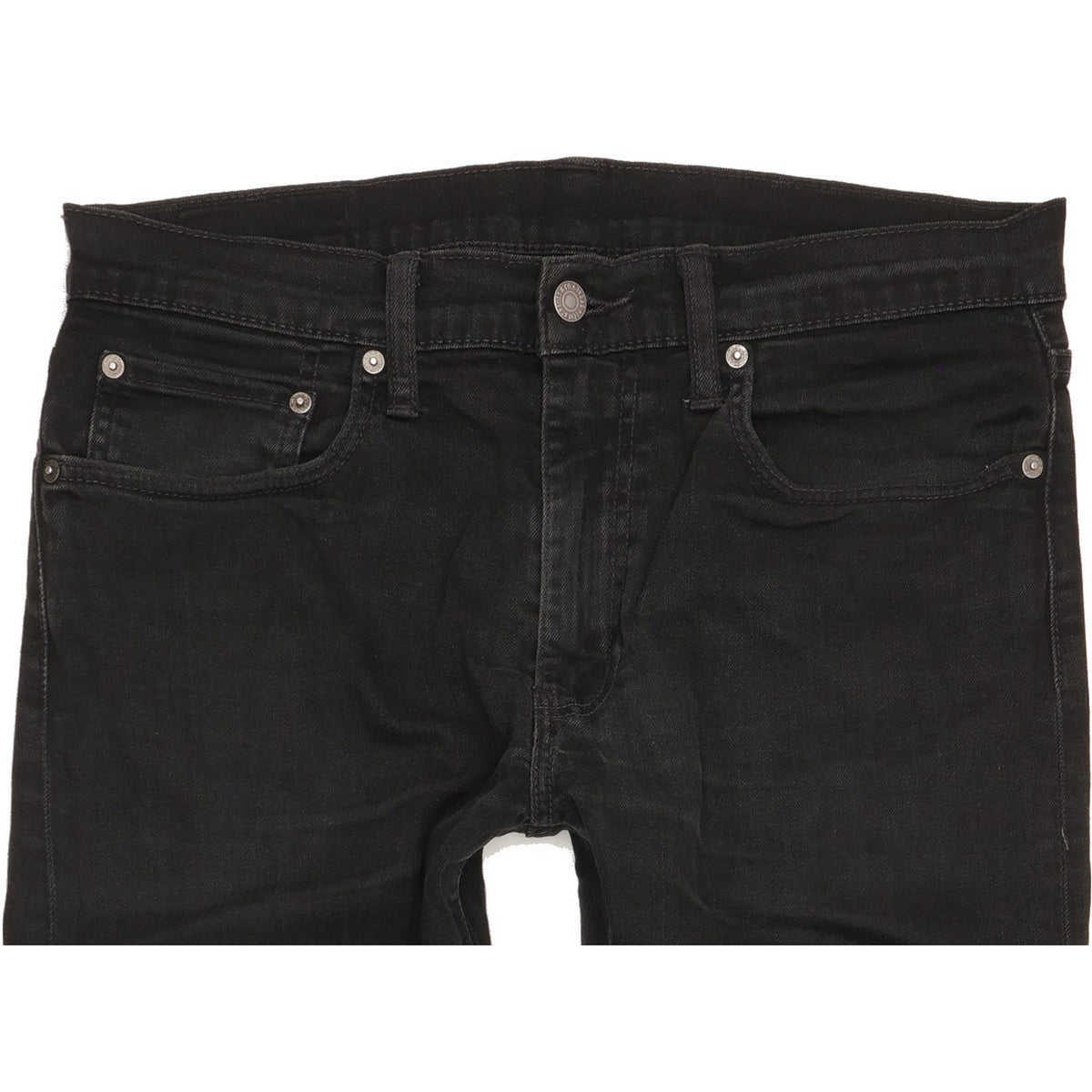 Levi's 512 Men Black Tapered Slim Stretch Jeans W34 L30