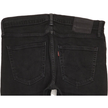 Levi's 512 Men Black Tapered Slim Stretch Jeans W34 L30