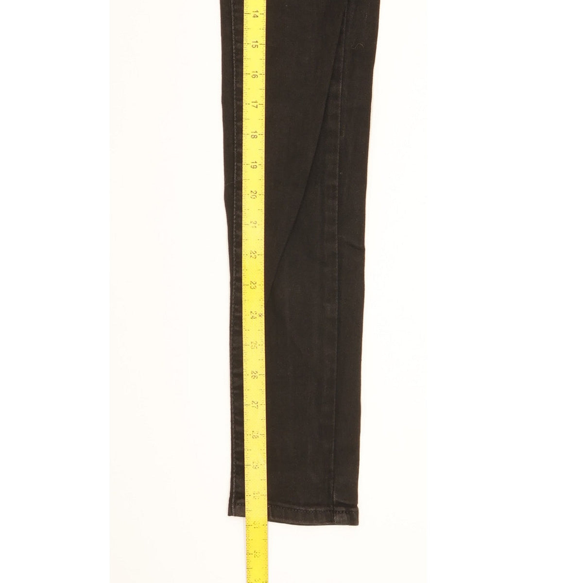 Levi's 710 Super Women Black Skinny Slim Stretch Jeans W25 L31