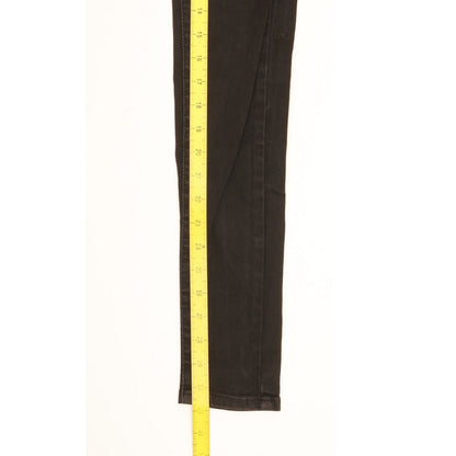 Levi's 710 Super Women Black Skinny Slim Stretch Jeans W25 L31