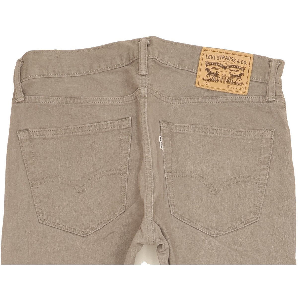 Levi's 508 Men Grey Straight Slim Jeans W31 L31