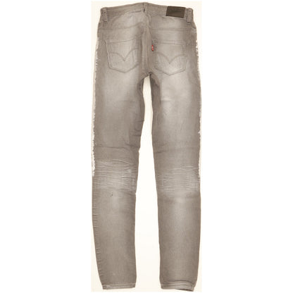 Levi's 710 Super Kids Grey Skinny Slim Stretch Jeans W24 L28