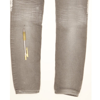 Levi's 710 Super Kids Grey Skinny Slim Stretch Jeans W24 L28