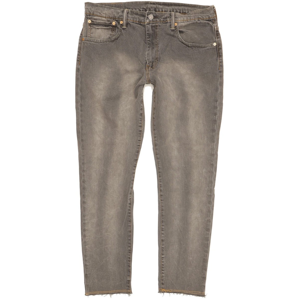 Levi's 520 Men Grey Tapered Regular Stretch Jeans W32 L32