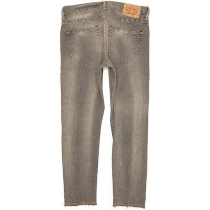 Levi's 520 Men Grey Tapered Regular Stretch Jeans W32 L32
