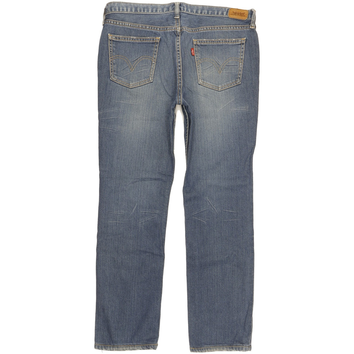 Levi's Men Blue Straight Slim Stretch Jeans W30 L27