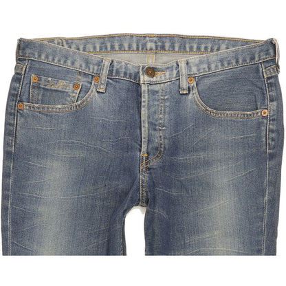 Levi's Men Blue Straight Slim Stretch Jeans W30 L27