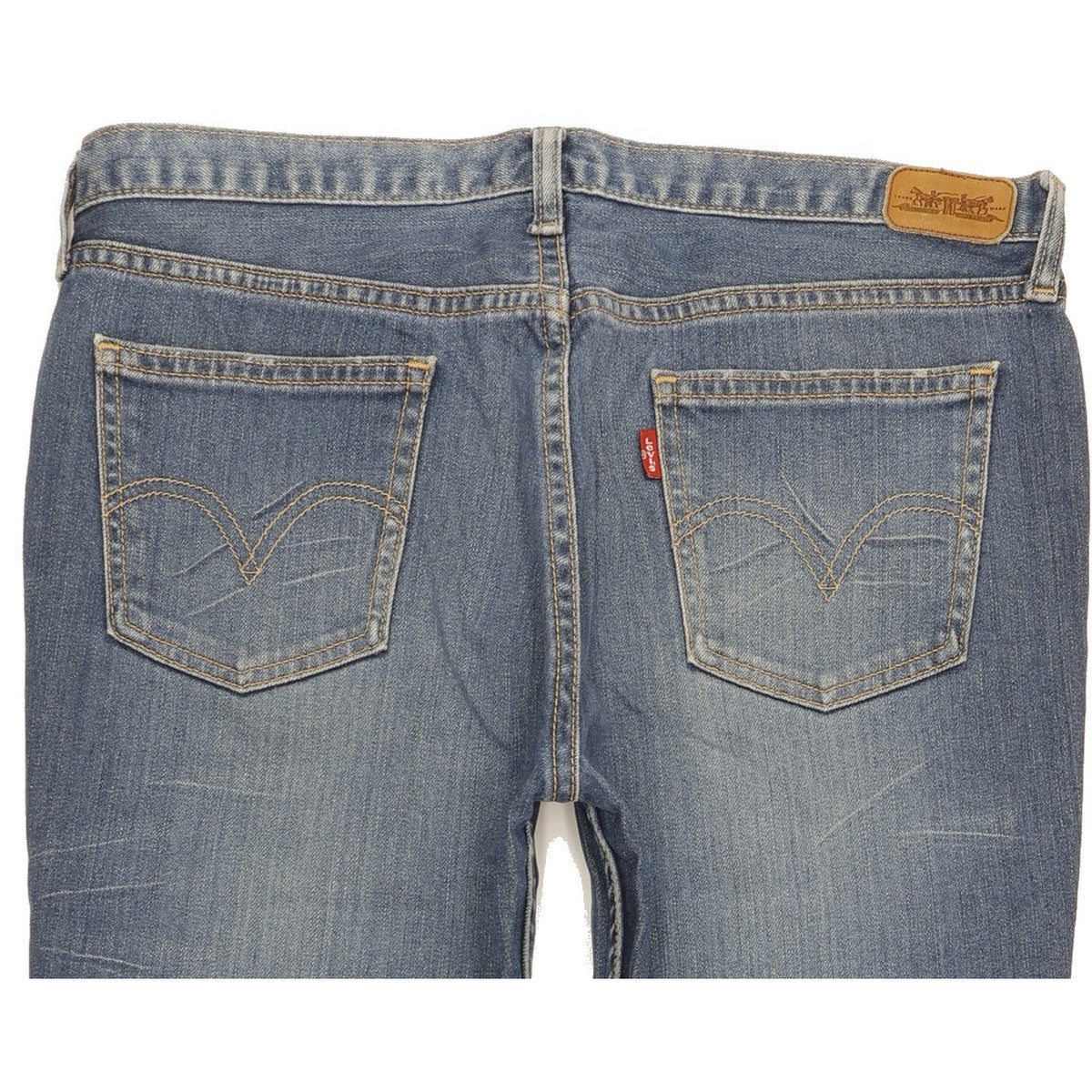 Levi's Men Blue Straight Slim Stretch Jeans W30 L27