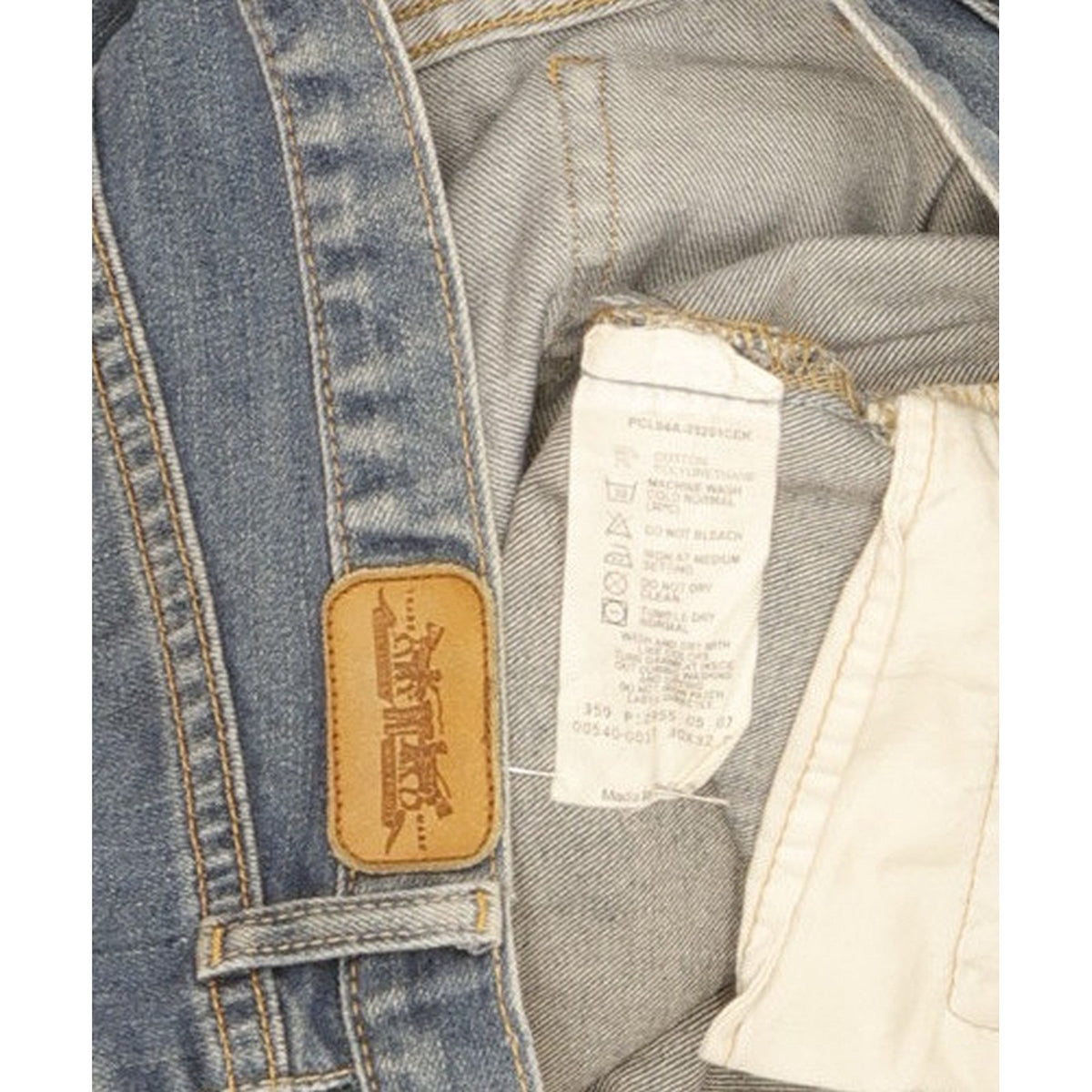 Levi's Men Blue Straight Slim Stretch Jeans W30 L27