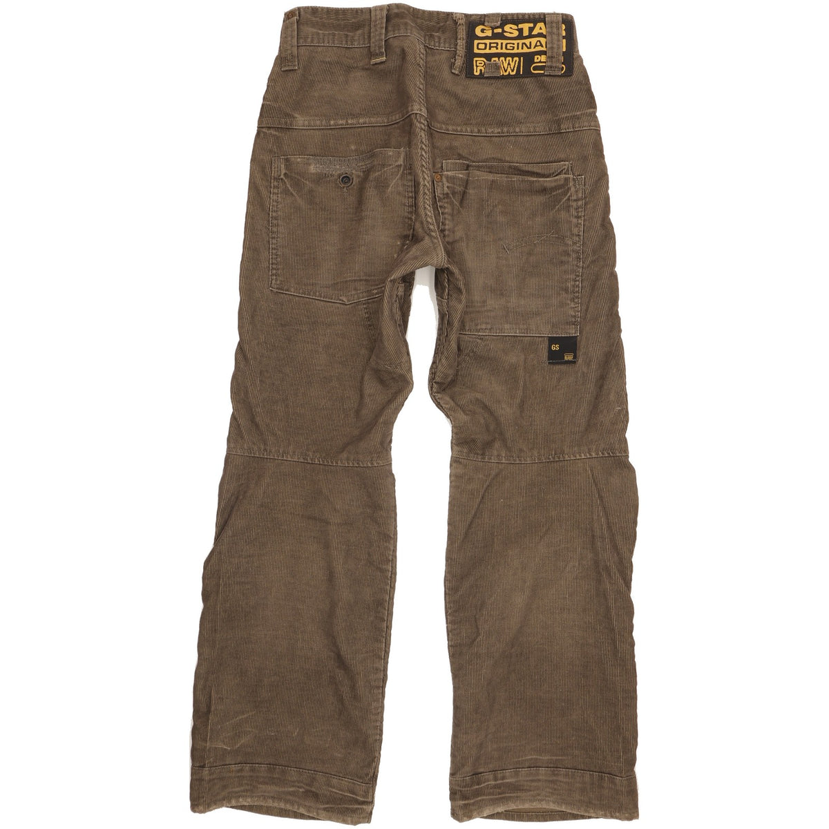 G-Star Trash Elwood Men Brown Straight Regular Trousers W28 L30