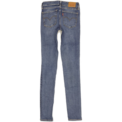 Levi's 711 Women Blue Skinny Slim Stretch Jeans W26 L32