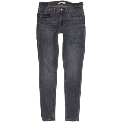 Levi's 710 Super Women Blue Skinny Slim Stretch Jeans W30 L30