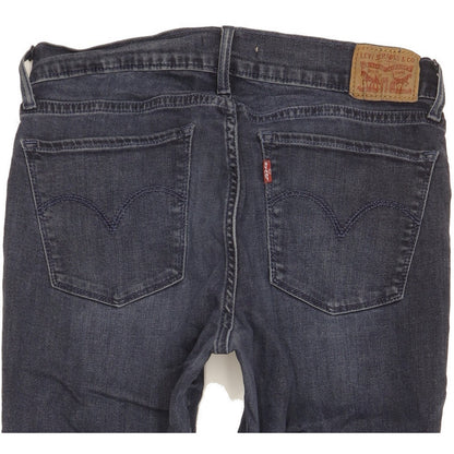 Levi's 710 Super Women Blue Skinny Slim Stretch Jeans W30 L30