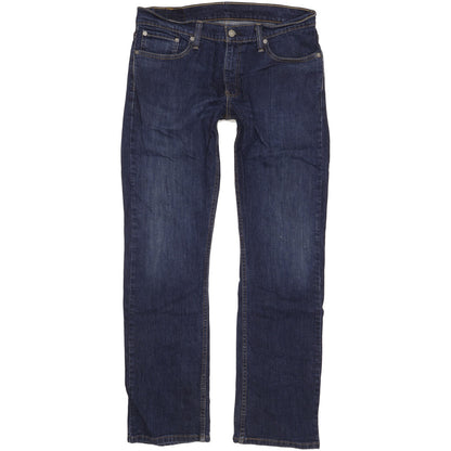Levi's 514 Men Blue Straight Slim Stretch Jeans W34 L32