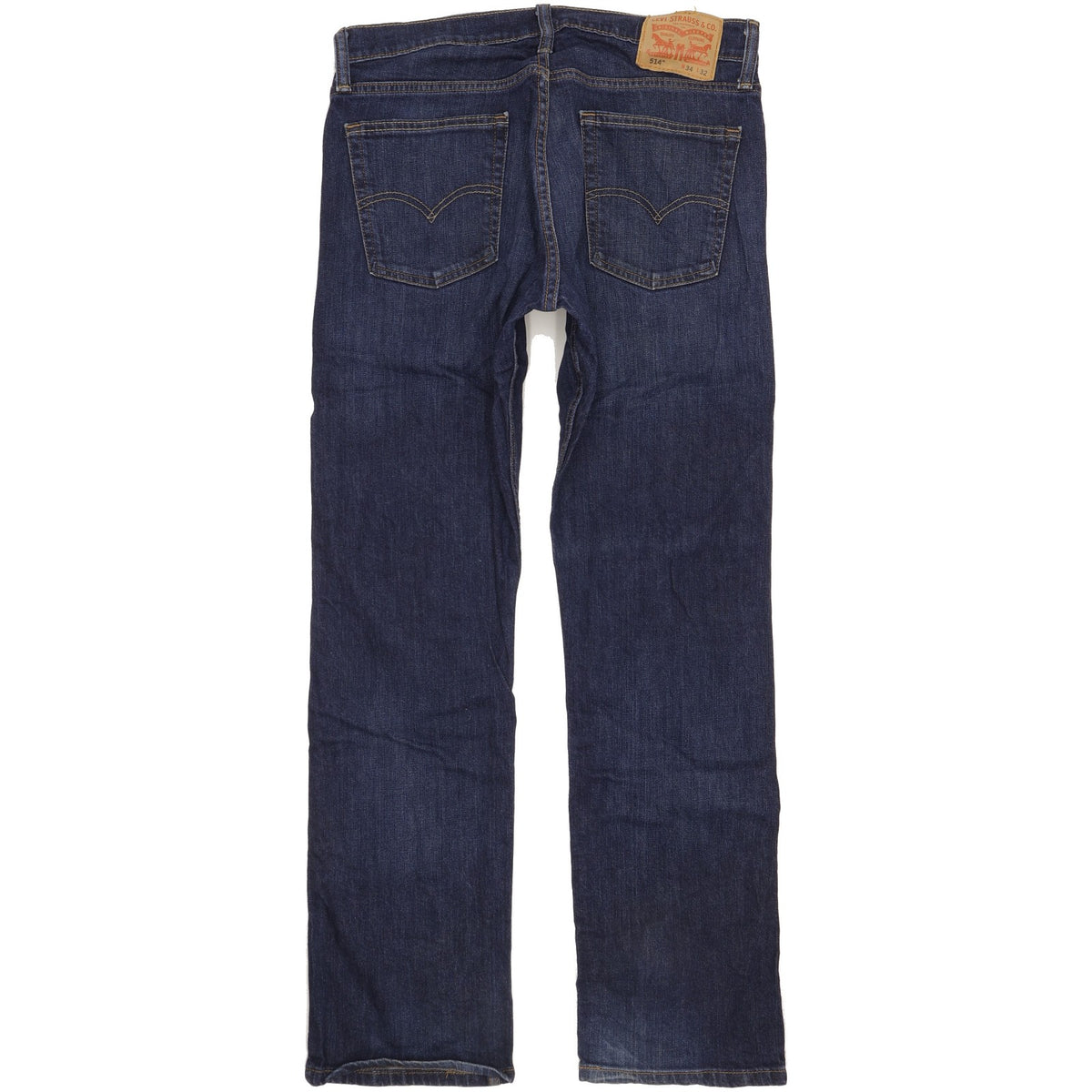 Levi's 514 Men Blue Straight Slim Stretch Jeans W34 L32
