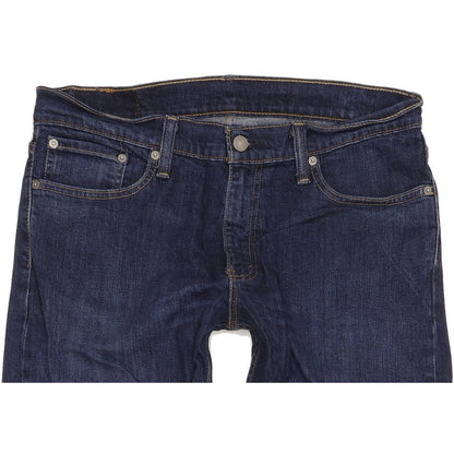 Levi's 514 Men Blue Straight Slim Stretch Jeans W34 L32