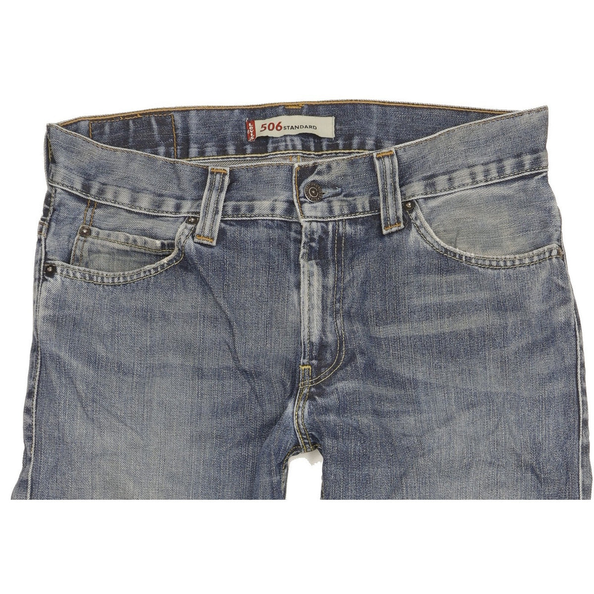 Levi's 506 Men Blue Straight Regular Jeans W33 L32