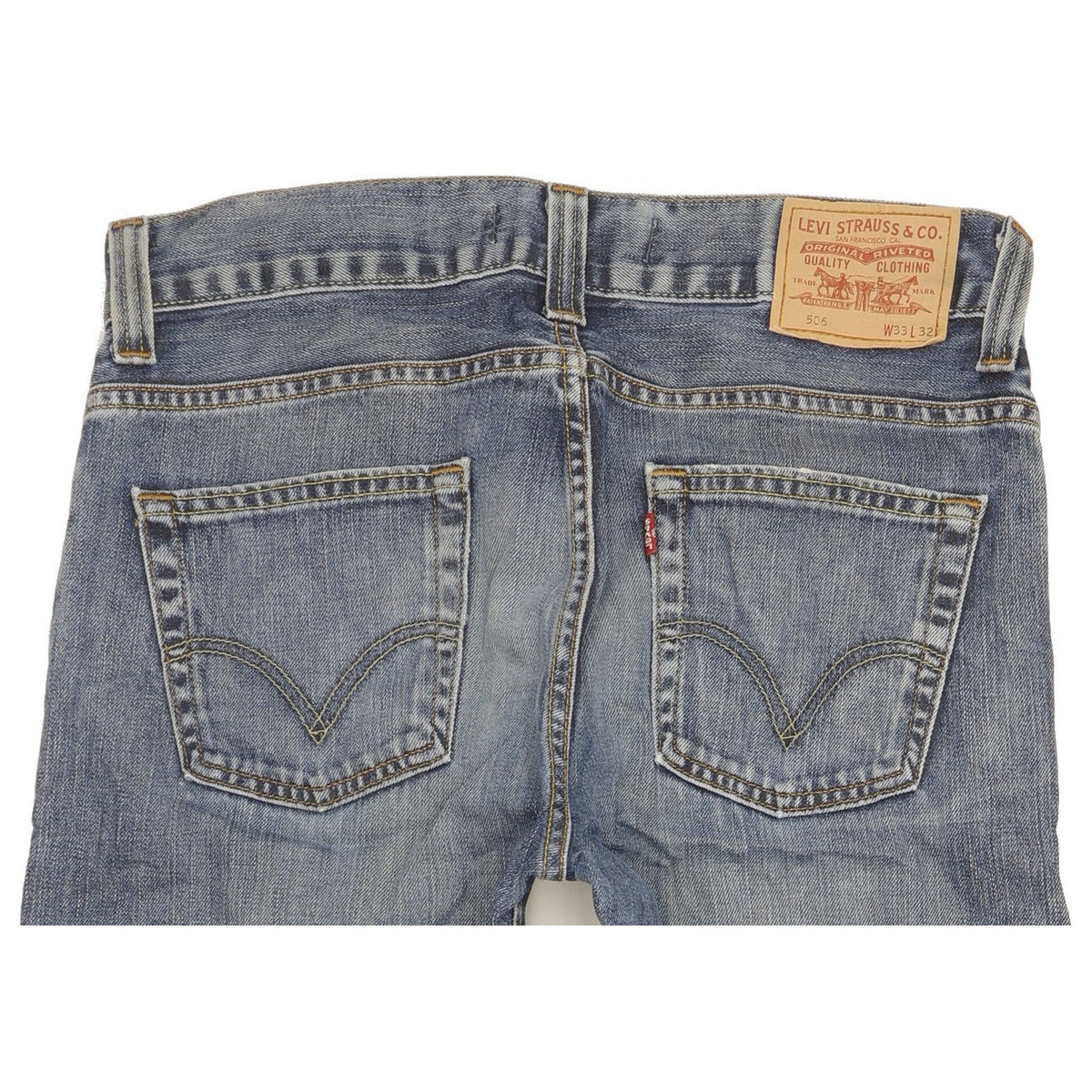 Levi's 506 Men Blue Straight Regular Jeans W33 L32