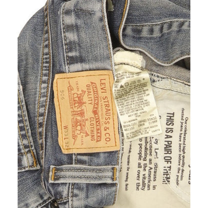 Levi's 506 Men Blue Straight Regular Jeans W33 L32