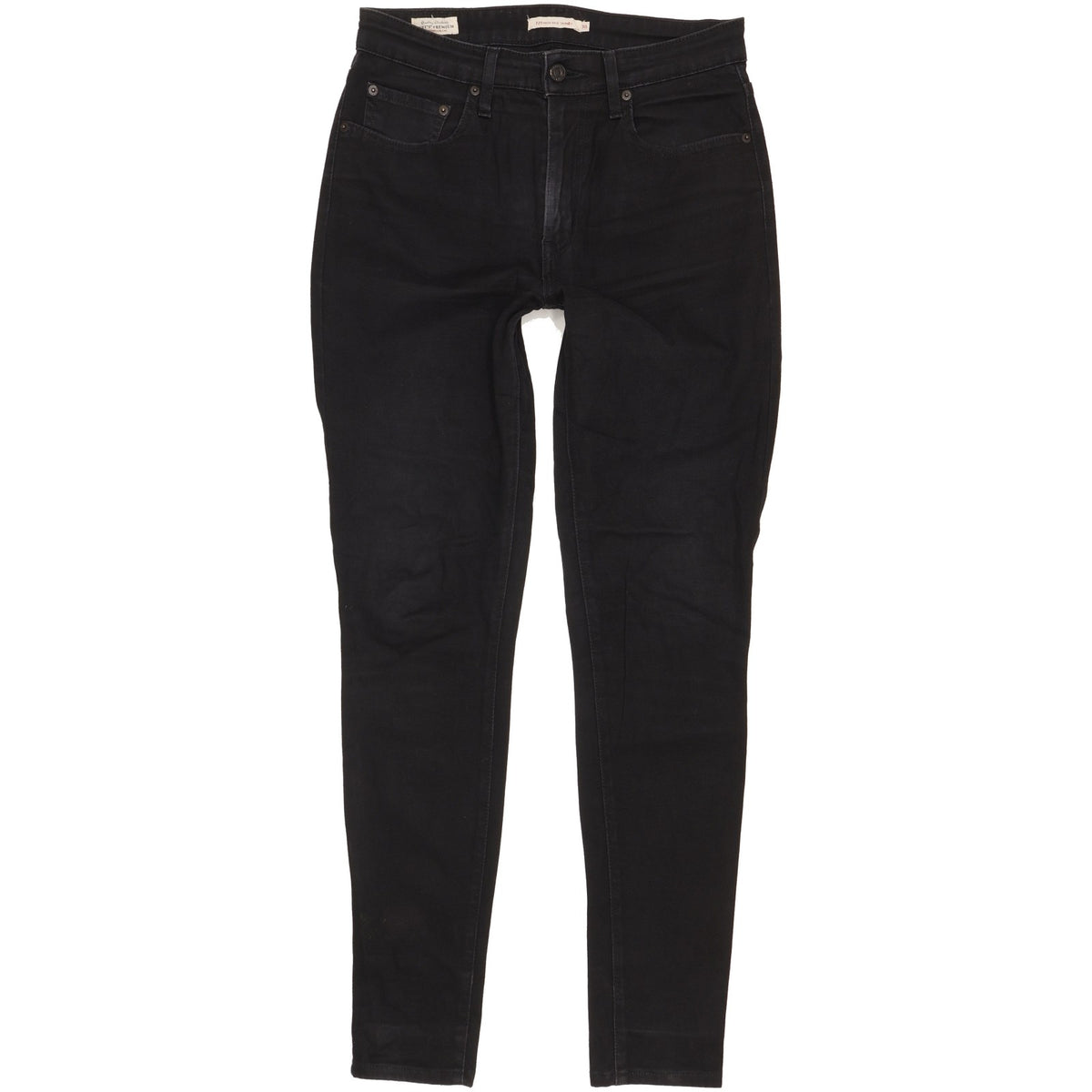 Levi's 721 Black Skinny Slim Stretch Jeans High Waisted W30 L31