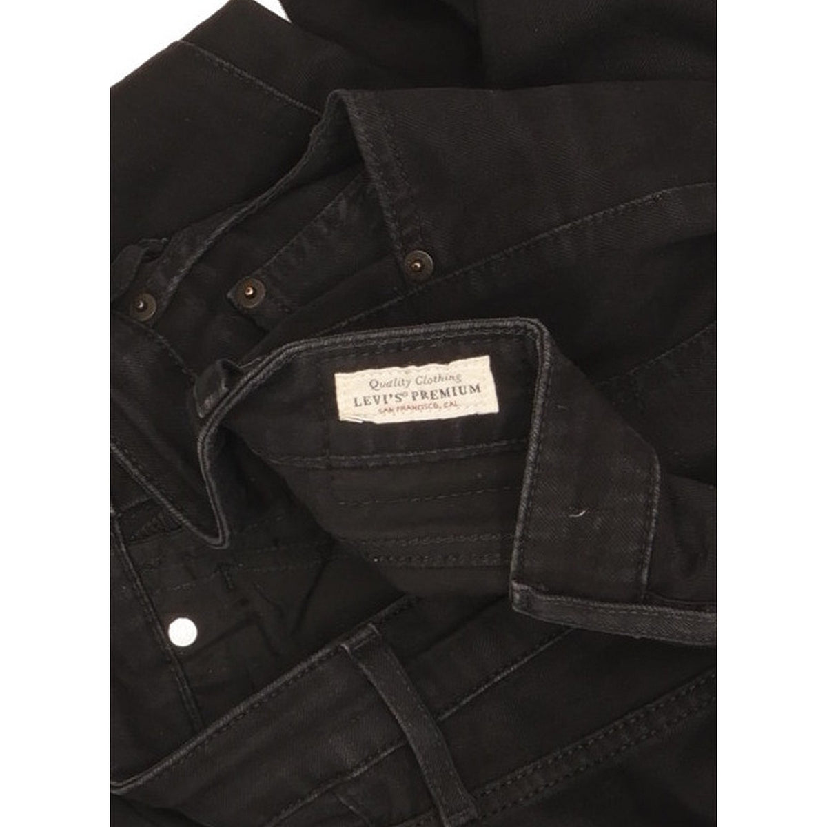 Levi's 721 Black Skinny Slim Stretch Jeans High Waisted W30 L31