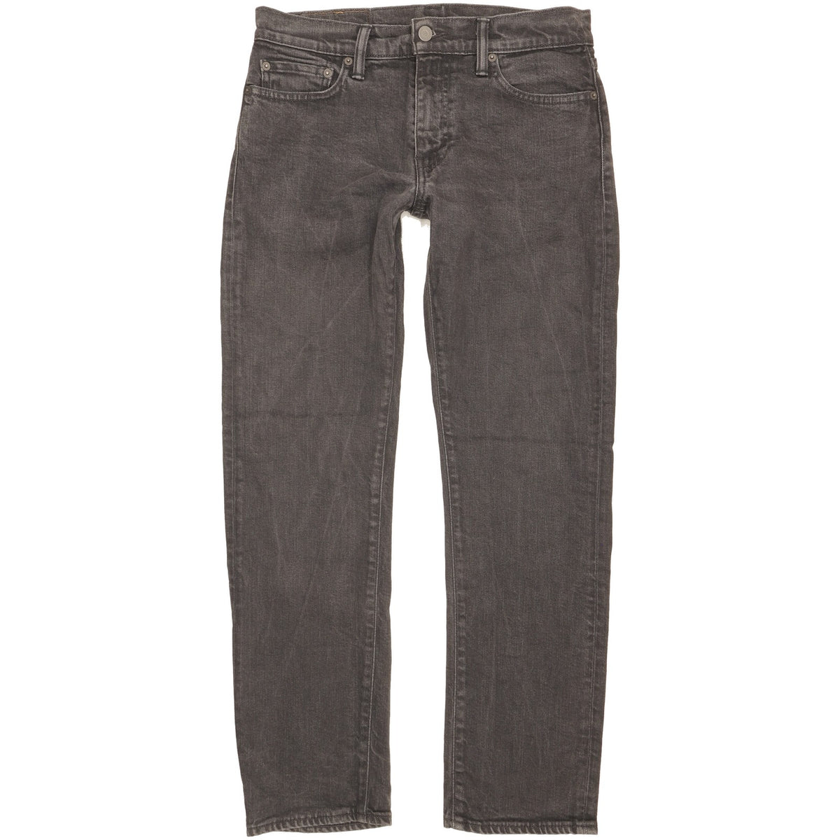 Levi's 504 Men Grey Straight Regular Stretch Jeans W31 L29