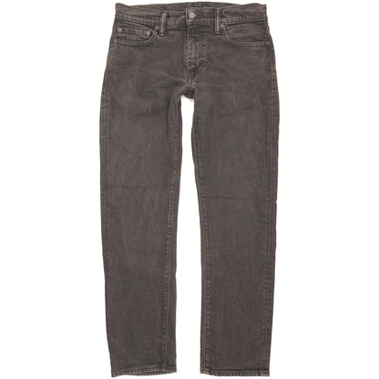Levi's 504 Men Grey Straight Regular Stretch Jeans W31 L29