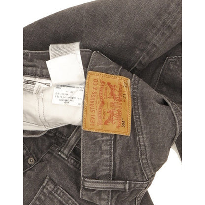 Levi's 504 Men Grey Straight Regular Stretch Jeans W31 L29