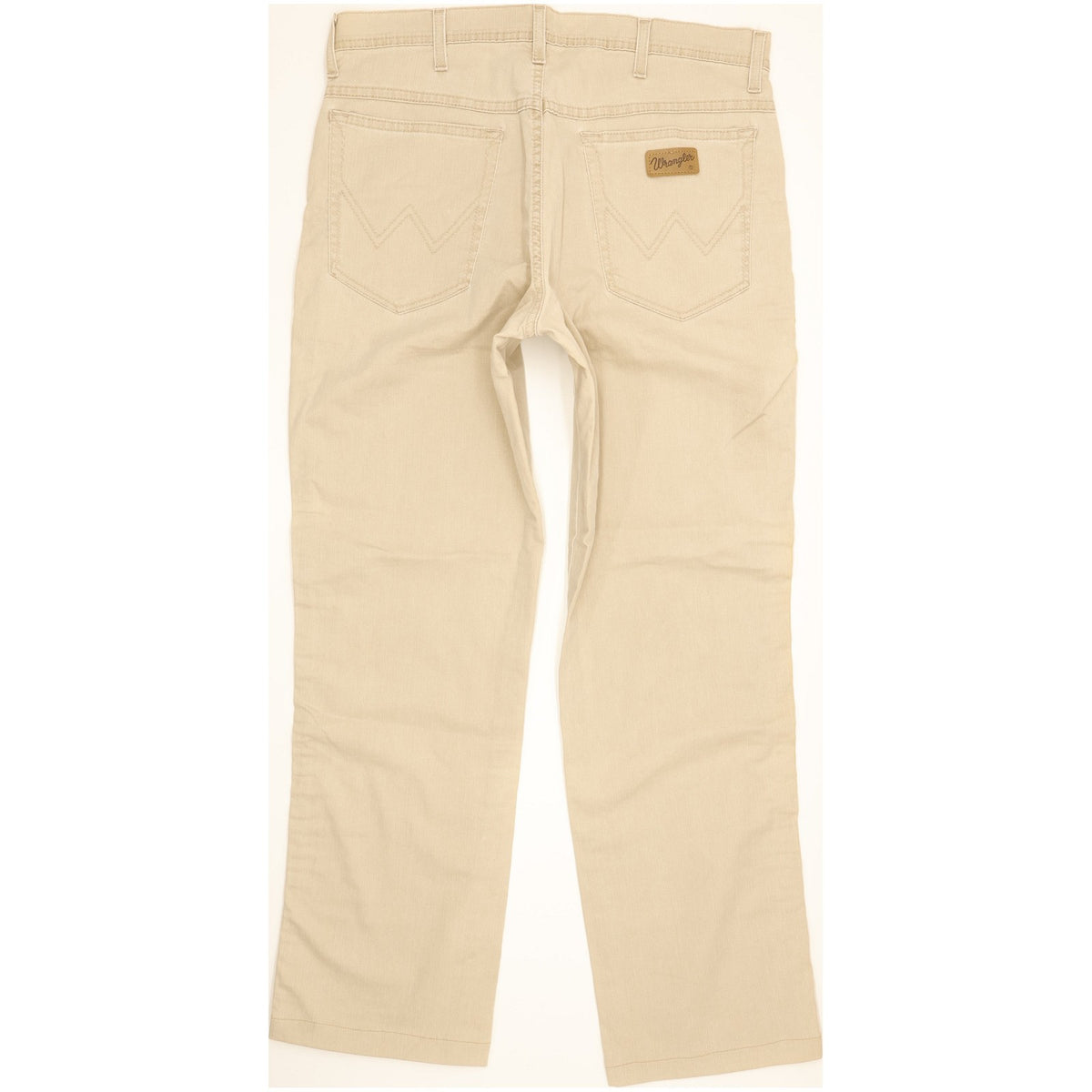 Wrangler Texas Men Beige Straight Regular Stretch Jeans W33 L28